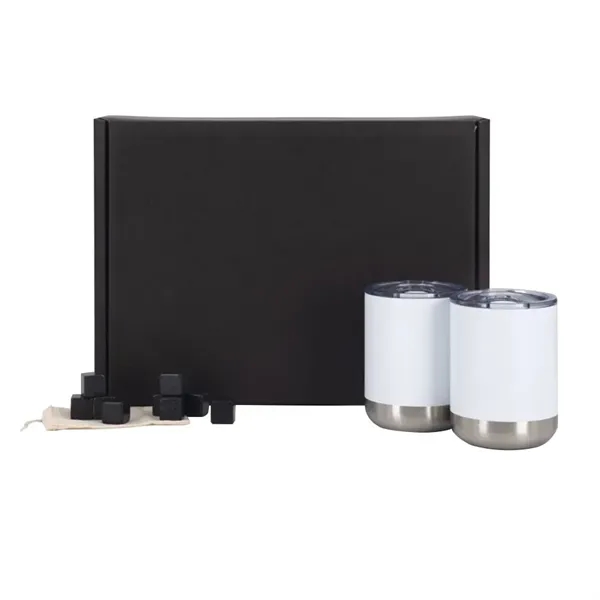 Gift set with two 15 oz. insulated tumblers and nine laser-etched... from ASI 88060 Snugz/USA Inc