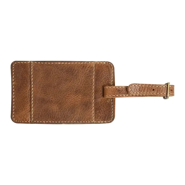 Andrew Philips® Westbridge Leather Luggage Tag... from ASI 40480 Koozie Group