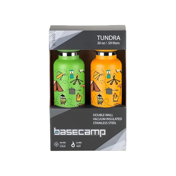 20 ounce water bottle two-pack with an insulated design, screw-top lid... from ASI 88060 Snugz/USA Inc / Sweda®