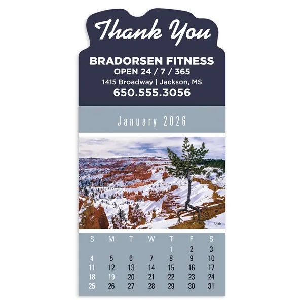 Press-N-Stick Scenic Calendar... from ASI 40480 Koozie Group