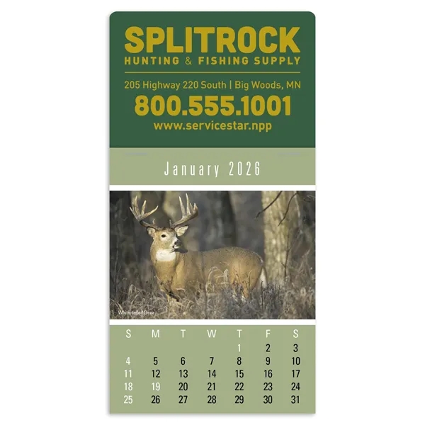 Press-N-Stick Sportsmen Calendar... from ASI 40480 Koozie Group