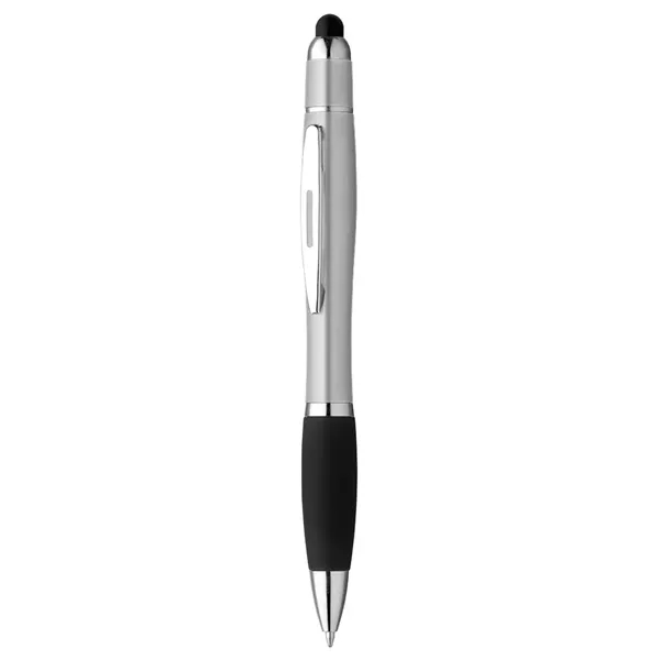 Curvaceous stylus cap twist-action pen available in several metallic colors with... from ASI 88060 Snugz/USA Inc / Sweda®