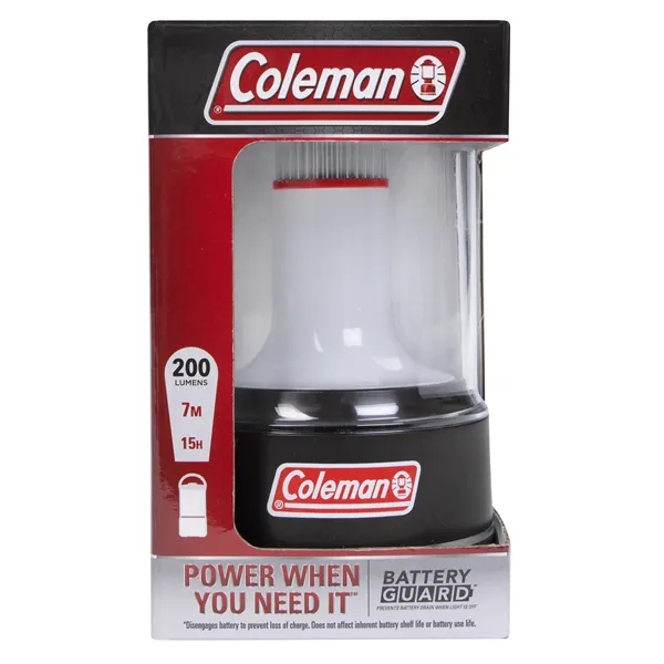 Coleman® 200 Lumens Mini LED Lantern with BatteryGuard™... from ASI 40480 Koozie Group