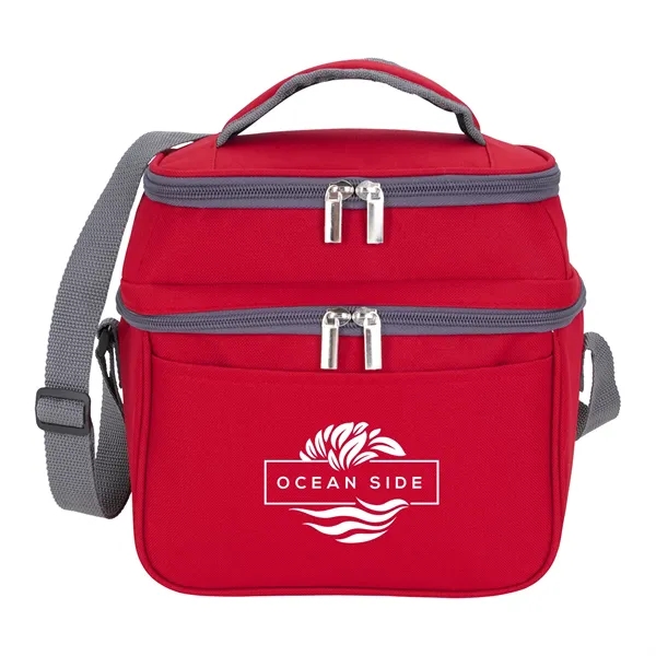 Dual Compartment 6-Can Cooler... from ASI 40480 Koozie Group