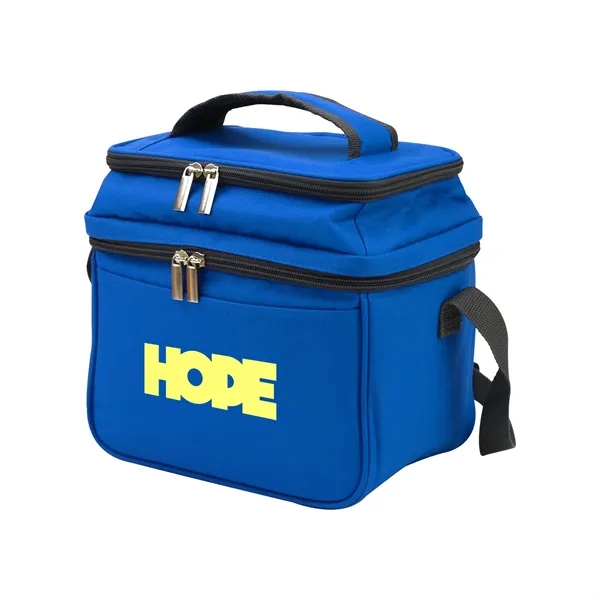 Dual Compartment 6-Can Cooler... from ASI 40480 Koozie Group