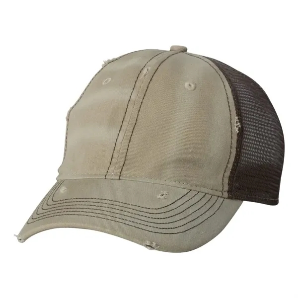 Unstructured, low-profile, six-panel cap with 100% cotton dirty bio-washed twill front... from ASI 88060 Snugz/USA Inc / Sweda®