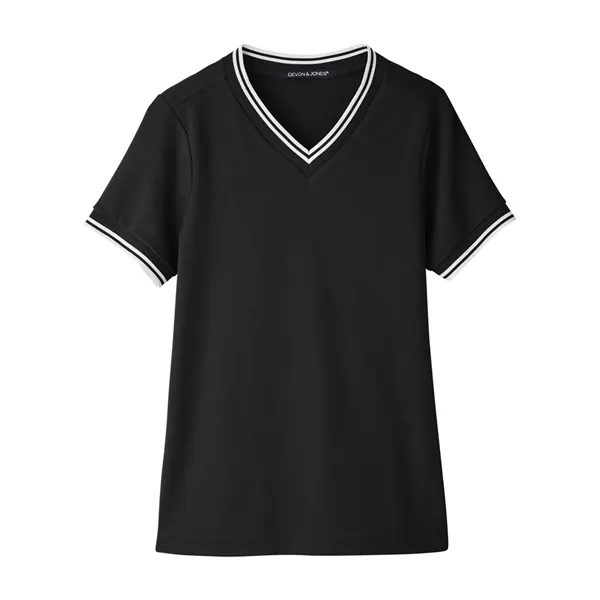 DJ Classic Women's CrownLux Performance® Plaited Tipped V...... from ASI 84358 S&S Activewear