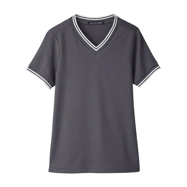 DJ Classic Women's CrownLux Performance® Plaited Tipped V...... from ASI 84358 S&S Activewear