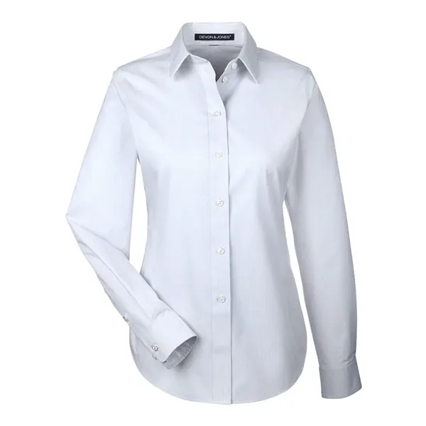 Devon & Jones Women's Crown Collection® Striped Woven Dre...... from ASI 84358 S&S Activewear