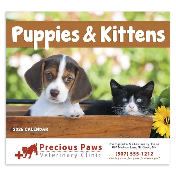 Puppies & Kittens - Stapled... from ASI 40480 Koozie Group / Norwood Triumph Calendar