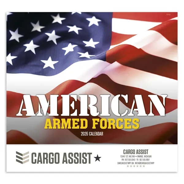 American Armed Forces - Stapled... from ASI 40480 Koozie Group / Norwood Triumph Calendar
