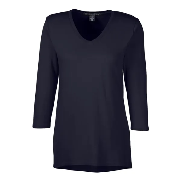 DJ Classic Women's Perfect Fit™ Bracelet-Length V-Neck Top... from ASI 84358 S&S Activewear