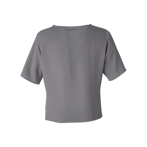 DJ Classic Women's Perfect Fit™ Tie Front Blouse... from ASI 84358 S&S Activewear
