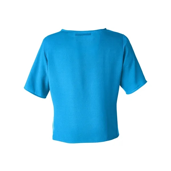 DJ Classic Women's Perfect Fit™ Tie Front Blouse... from ASI 84358 S&S Activewear