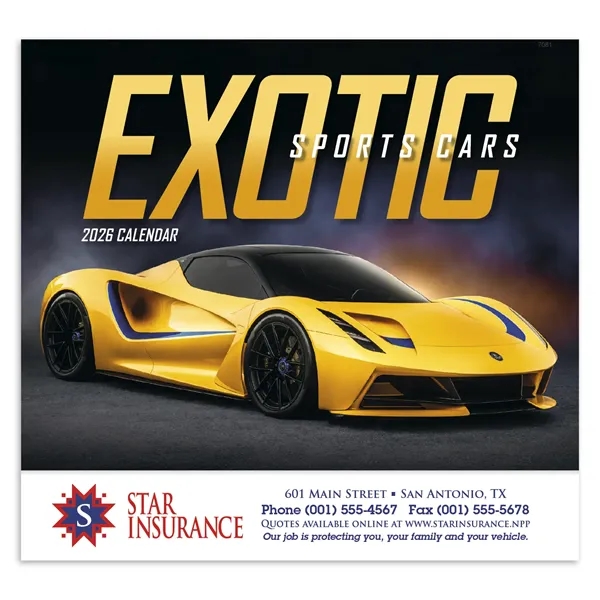 Exotic Sports Cars - Stapled... from ASI 40480 Koozie Group / Norwood Triumph Calendar