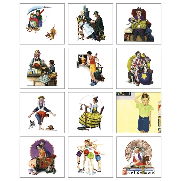 Norman Rockwell Mini Calendar... from ASI 40480 Koozie Group / HotLine®