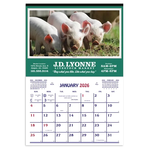 Farm Calendar... from ASI 40480 Koozie Group