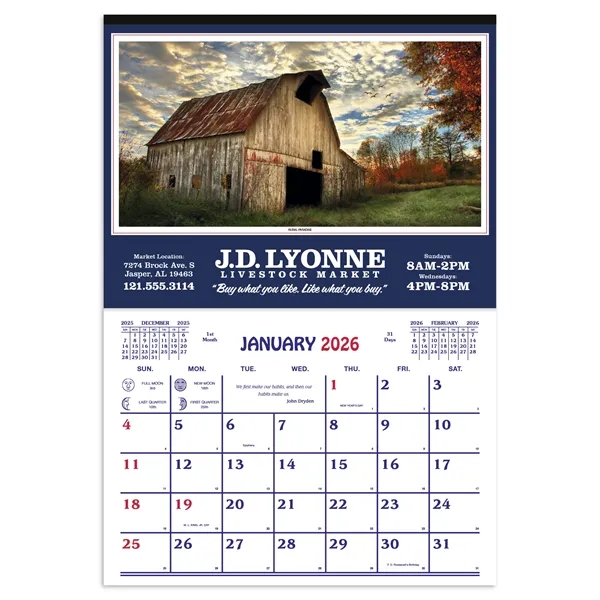Farm Calendar... from ASI 40480 Koozie Group