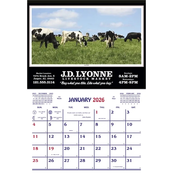 Farm Calendar... from ASI 40480 Koozie Group