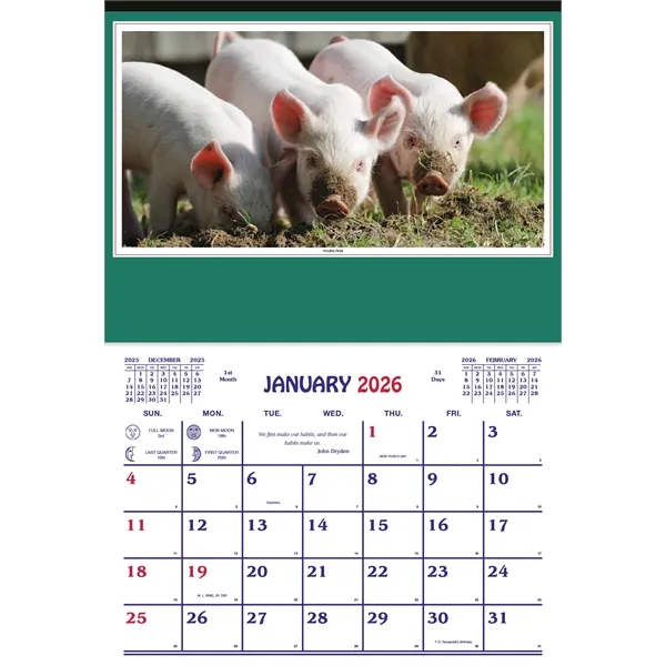 Farm Calendar... from ASI 40480 Koozie Group