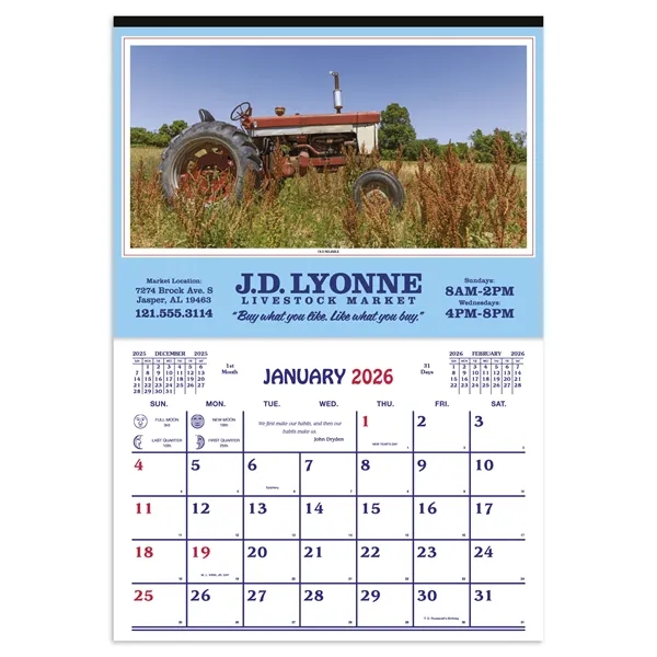 Farm Calendar... from ASI 40480 Koozie Group