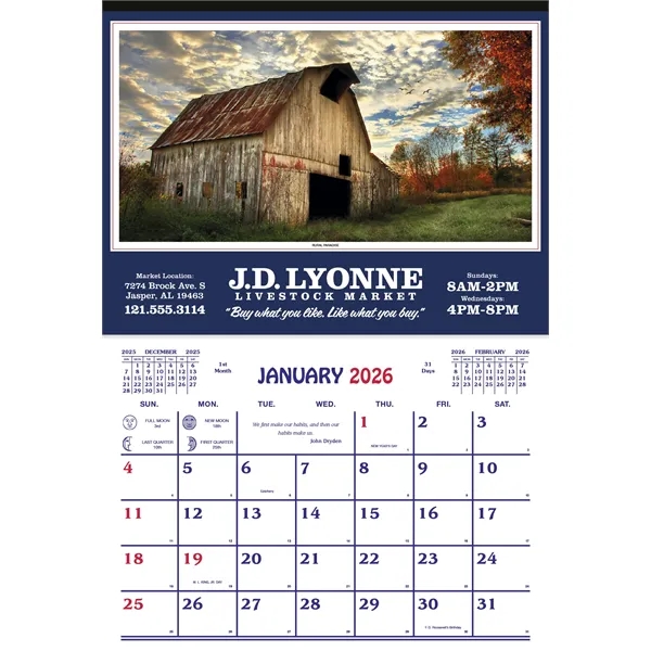 Farm Calendar... from ASI 40480 Koozie Group