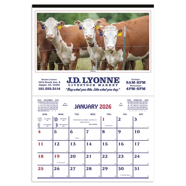 Farm Calendar... from ASI 40480 Koozie Group