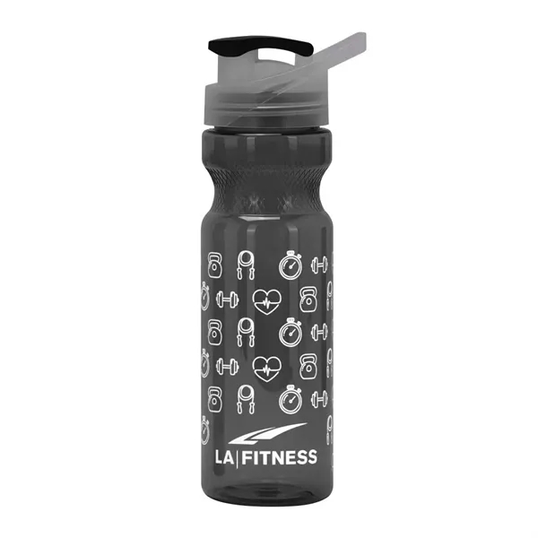 28 oz. PET plastic fitness bottle with guzzler lid.... from ASI 88060 Snugz/USA Inc
