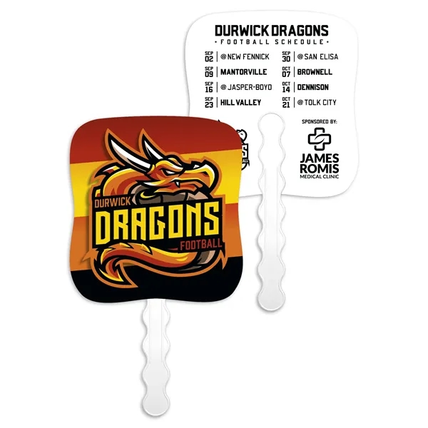 White Stock Fans... from ASI 40480 Koozie Group