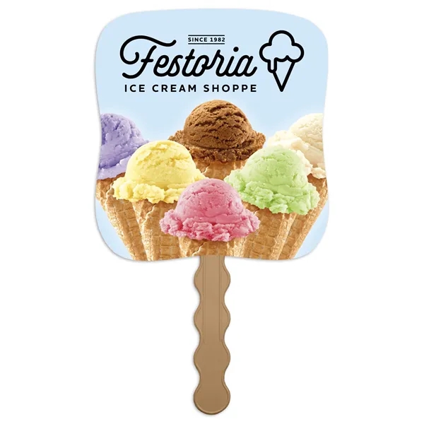 White Stock Fans... from ASI 40480 Koozie Group