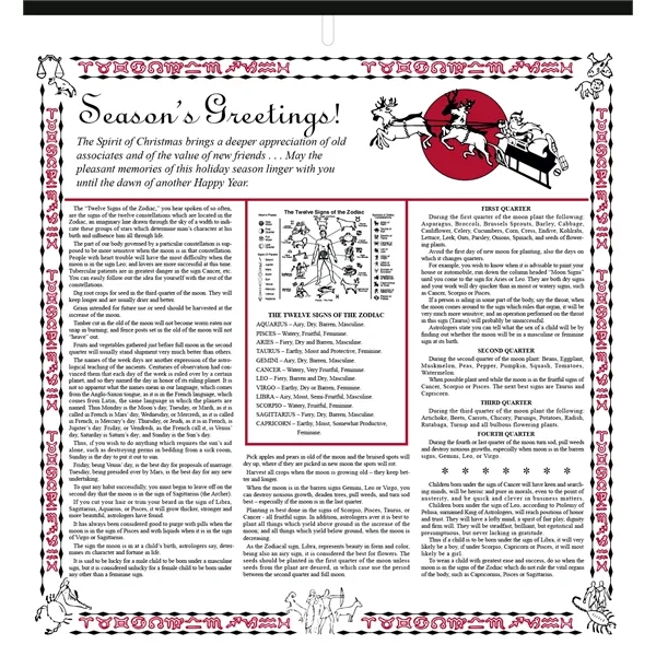 Almanac Calendar... from ASI 40480 Koozie Group