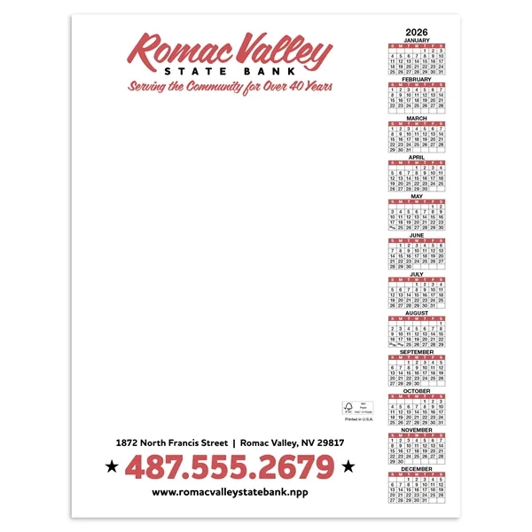Scratch Pad Calendar... from ASI 40480 Koozie Group