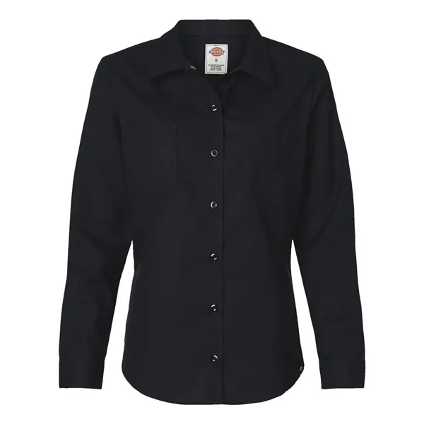 Dickies Women's Long Sleeve Industrial Work Shirt... from ASI 84358 S&S Activewear