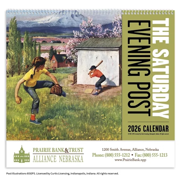 The Saturday Evening Post - Spiral... from ASI 40480 Koozie Group / Norwood Triumph Calendar