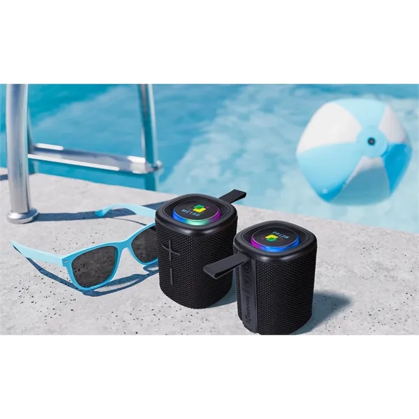 Koozie® Aqua Glow Water-Resistant Bluetooth® Speaker... from ASI 40480 Koozie Group