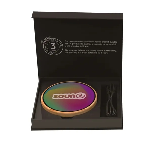 SCX Design™ Full-Color Bamboo 15W Wireless Charger... from ASI 40480 Koozie Group