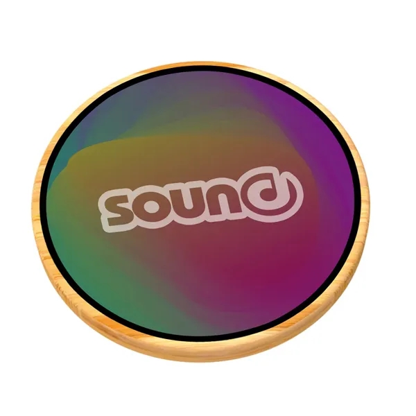 SCX Design™ Full-Color Bamboo 15W Wireless Charger... from ASI 40480 Koozie Group