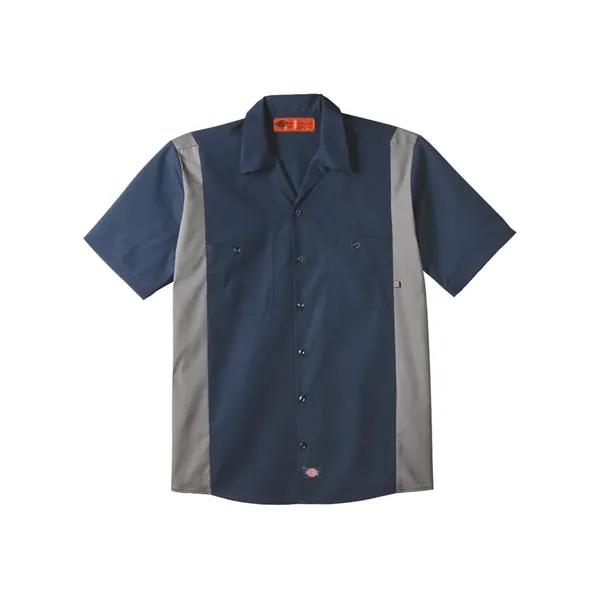 Dickies Industrial Colorblocked Short Sleeve Shirt - Long...... from ASI 84358 S&S Activewear
