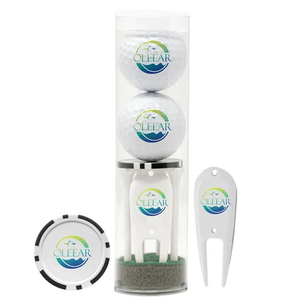 Classic 2-Ball Par Pack with Tees, Tool & Poker Chip... from ASI 40480 Koozie Group