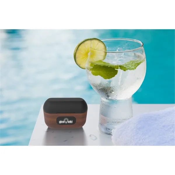 SCX Design™ Walnut Wood Wireless Earbuds and Charging Case... from ASI 40480 Koozie Group