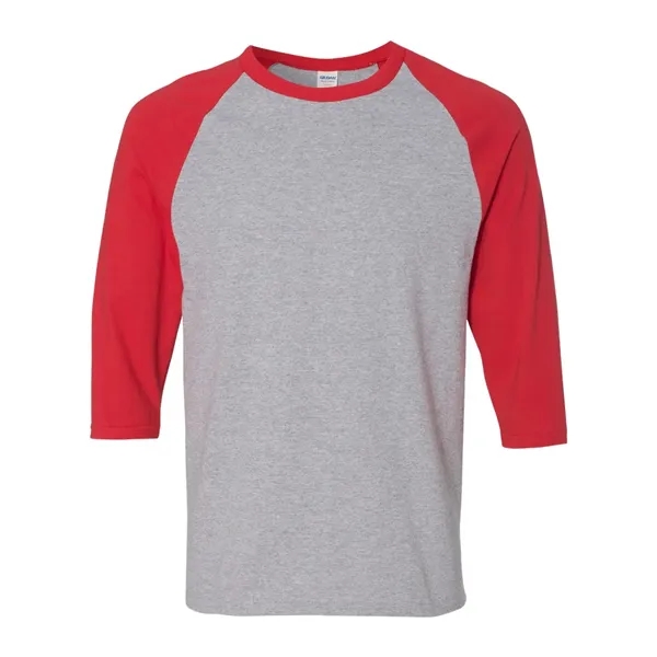 Gildan® Heavy Cotton™ Three Quarter Raglan Sleeve T-Shirt.... from ASI 84358 S&S Activewear