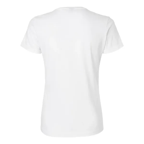 Women's v-neck t-shirt with 1/2" rib-knit collar. Blank product.... from ASI 84358 S&S Activewear