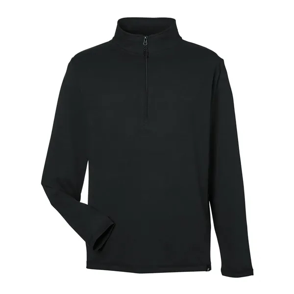 Glyder Men's Marbled Jersey Fairway Quarter-Zip... from ASI 84358 S&S Activewear