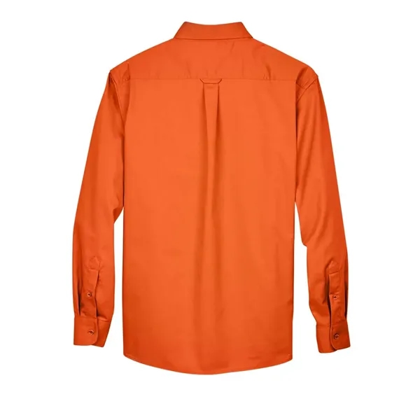 Harriton Easy Blend™ Long Sleeve Twill Shirt... from ASI 84358 S&S Activewear