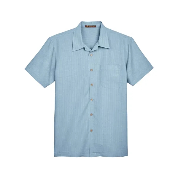 Harriton Barbados Textured Camp Shirt... from ASI 84358 S&S Activewear