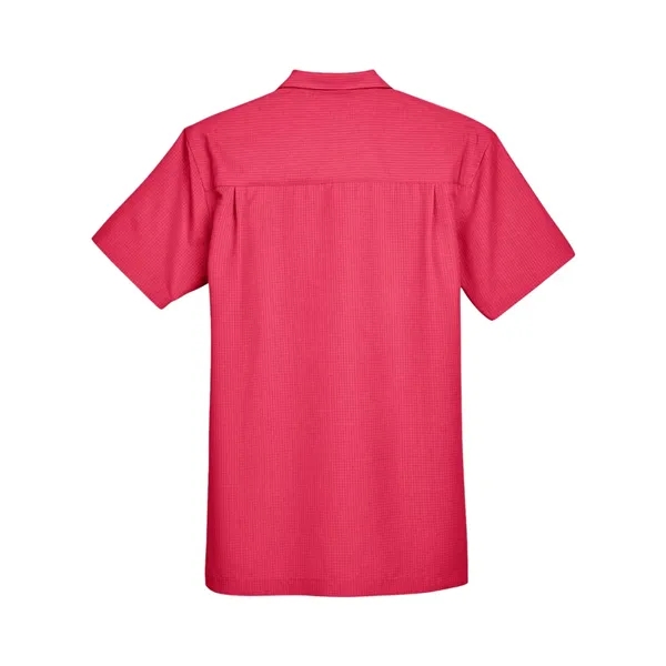 Harriton Barbados Textured Camp Shirt... from ASI 84358 S&S Activewear