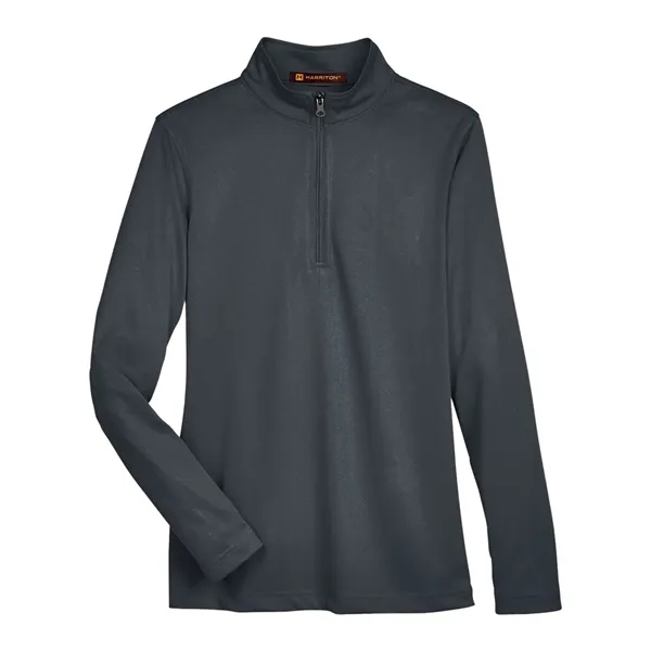 Harriton Women's Advantage Snag Protection Plus Quarter-Zip... from ASI 84358 S&S Activewear