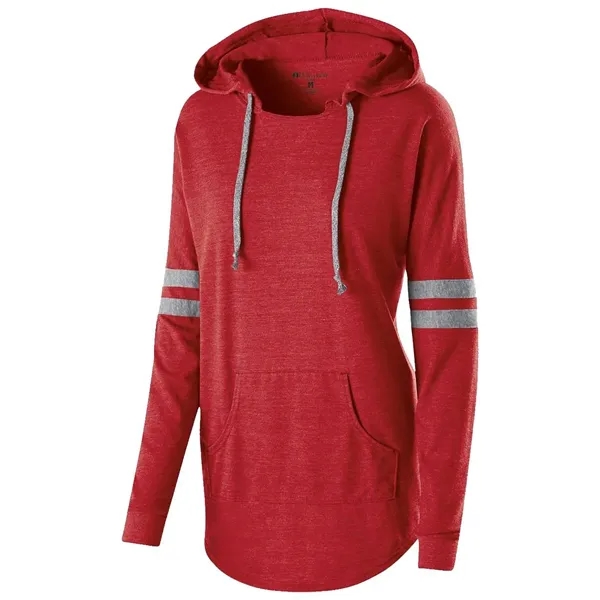Holloway Women's Triblend Hooded Long Sleeve T-Shirt... from ASI 84358 S&S Activewear
