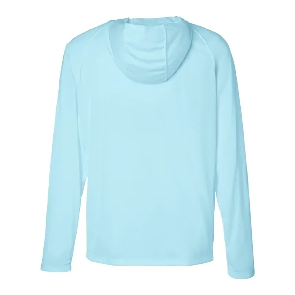 HUK Lopro Long Sleeve Pursuit Hooded T-Shirt... from ASI 84358 S&S Activewear
