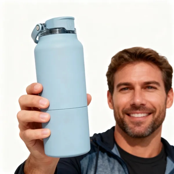 35 oz insulated tumbler with leakproof lid, metal straw, and silicone... from ASI 72657 Active Life Promo / Apres Ski Active Life
